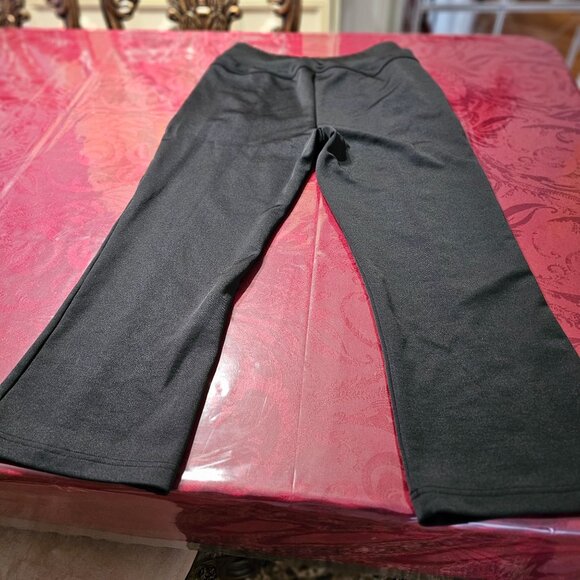 Adidas Womens Wide-Leg Black Jogger Pants Sz M Running Athleisure - Picture 4 of 7